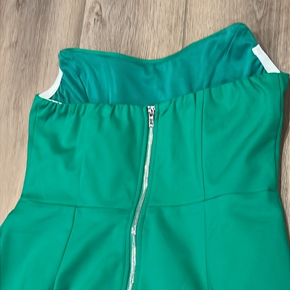 NWT Princess Polly Mary Jo Mini Green Strapless Dress Size 10 - Picture 13 of 15